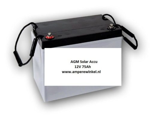 Beaut 80Ah 12V AGM Solar Accu - Accu voor Zonnepanelen / 10 uur / 1600 Cycli!-0
