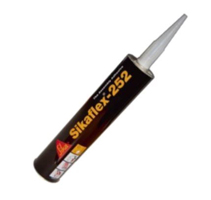 Sikaflex 252 Lijmpatroon UV bestendig (Wit of Zwart)-0