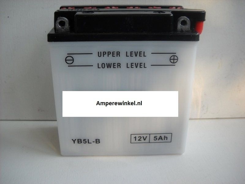 paspoort Eigenwijs Politiebureau Motor accu 12 Volt 5 Ah + pool rechts YB5L-B - Amperewinkel