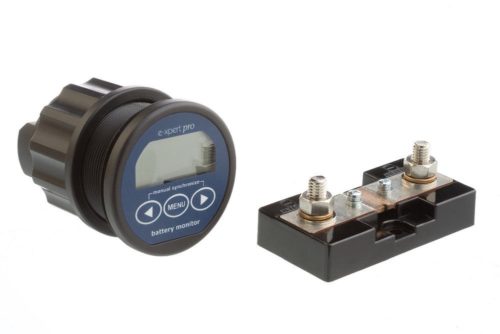 Accu monitor / Informatiedisplay Samlex E-xpert Pro - Energiemeter voor 2 accu's-0