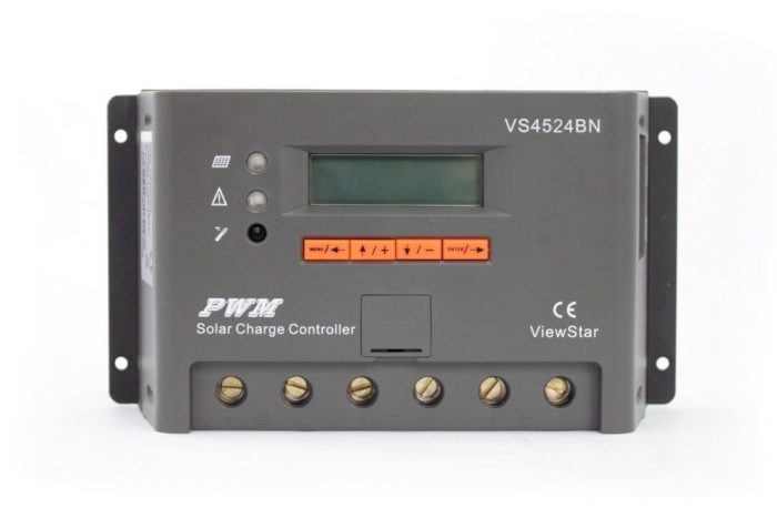 Solar laadregelaar 45 Ampère 12V / 24 Volt met digitaal display-0